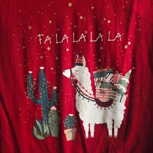 St. John's Bay Llama Christmas Shirt